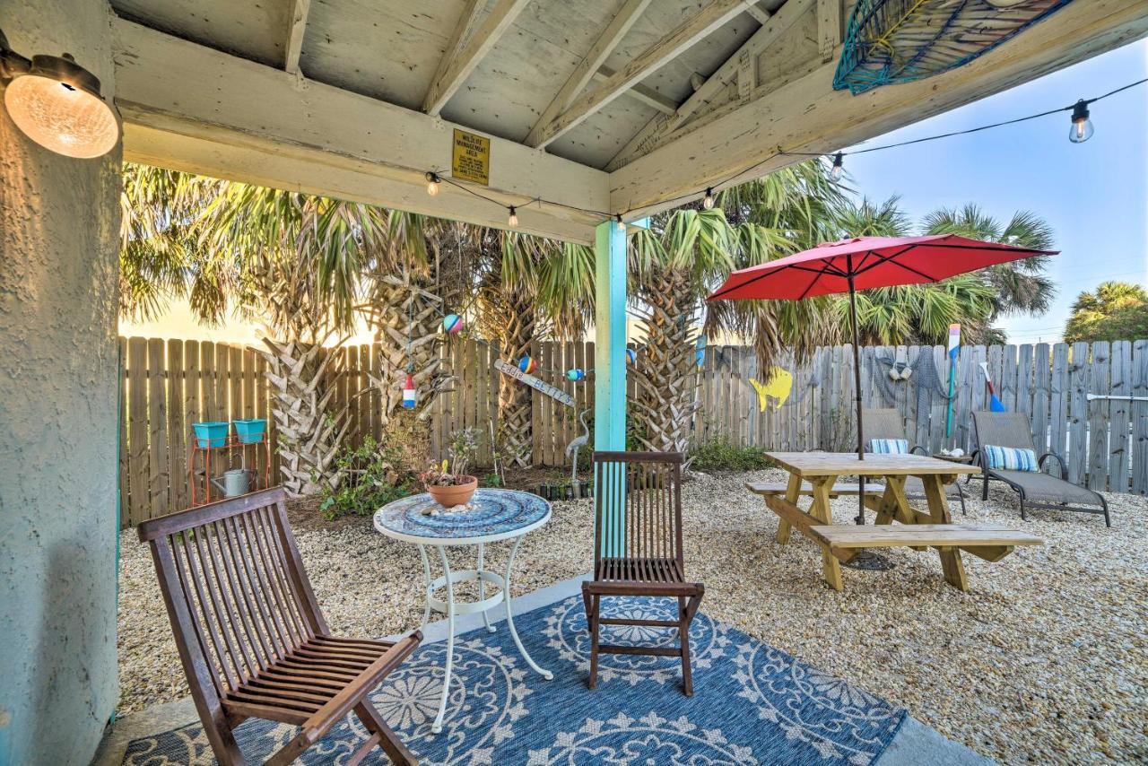 Pcb Studio With Private Patio Steps To Beach! Панама Сити Бийч Екстериор снимка